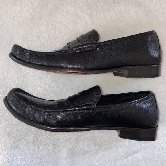 Cole Haan Air Aiden men\'s black pebbled leather penny loafer in size 10.5M main image 4